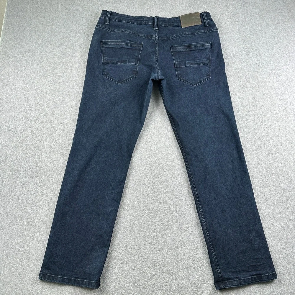 Cultura Jeans Mens 34 Skinny Dark Blue Stretch Denim